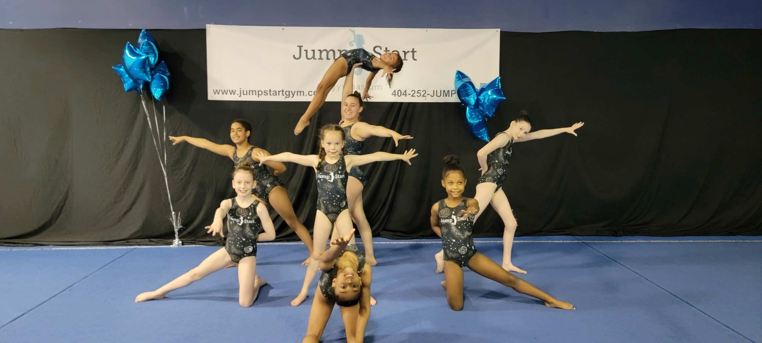 participants in the Sandy Springs Gymnastics program